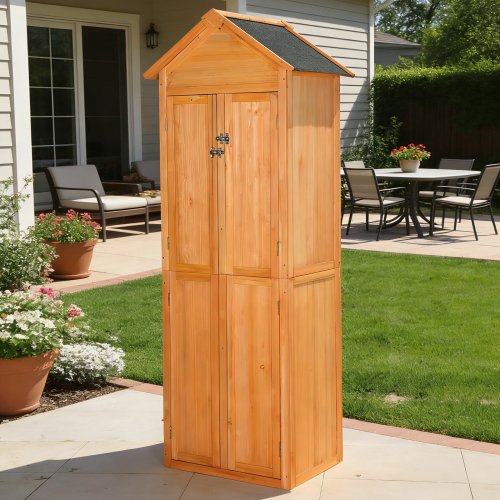 Waterproof Lockable Wooden Garden Storage Shed