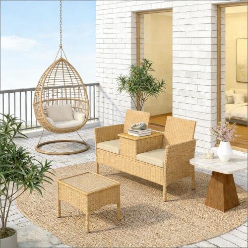 Outdoor Patio Loveseat Sofa